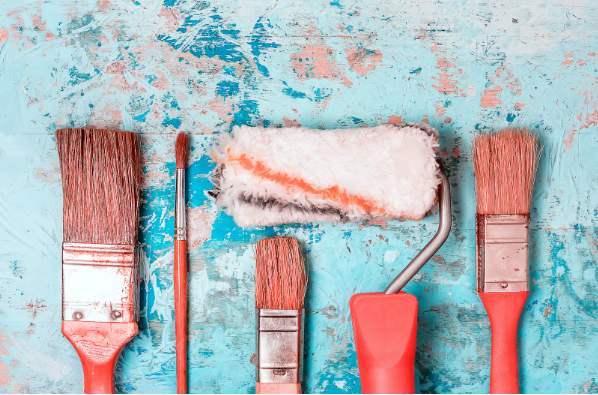 Different Types of Paint Brushes for DIY Painting at Home 