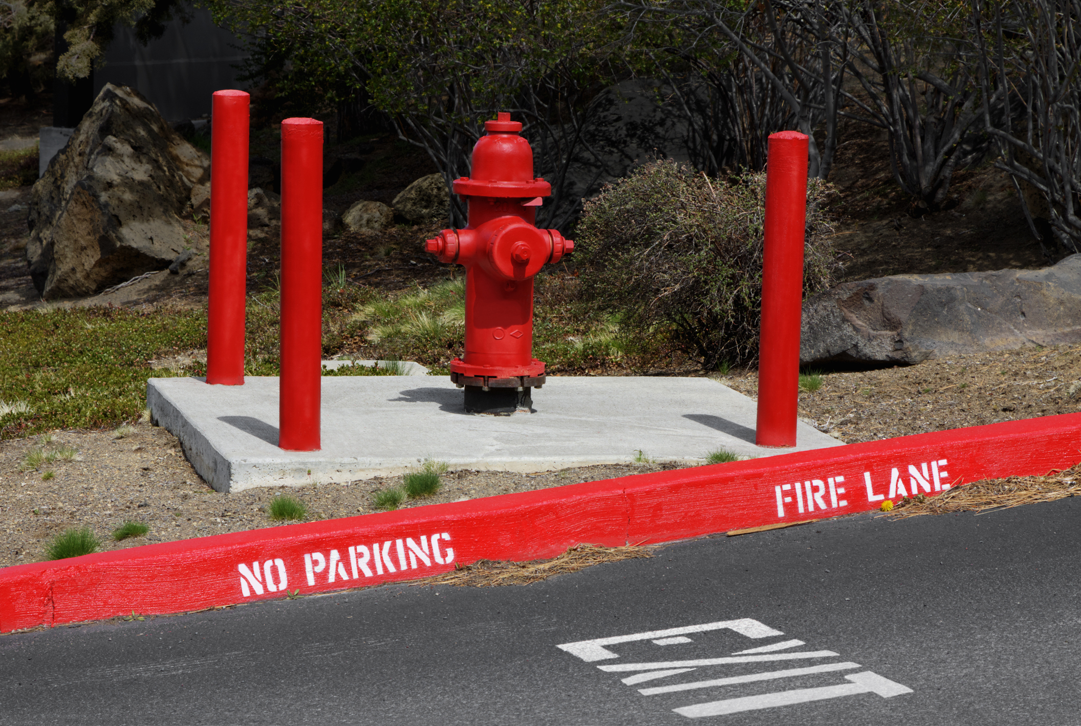 Where Can I Paint a No Parking Fire Lane? 